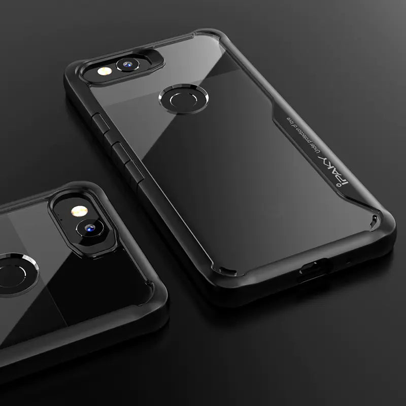 Transparent Google Pixel 2 Case, Shockproof Design