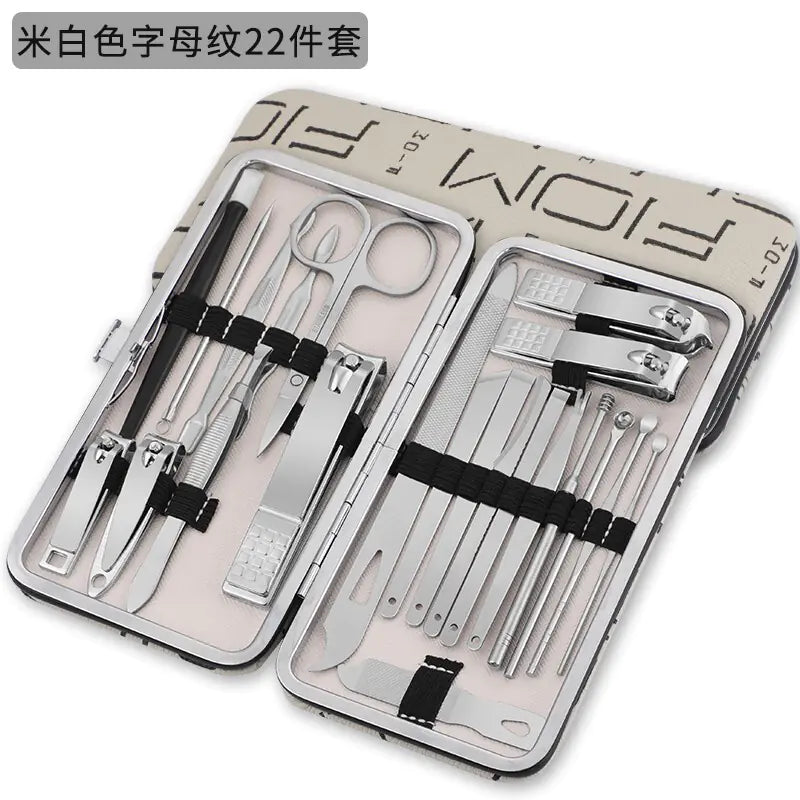 Nail Clipper Set - Stainless Steel Manicure Tools