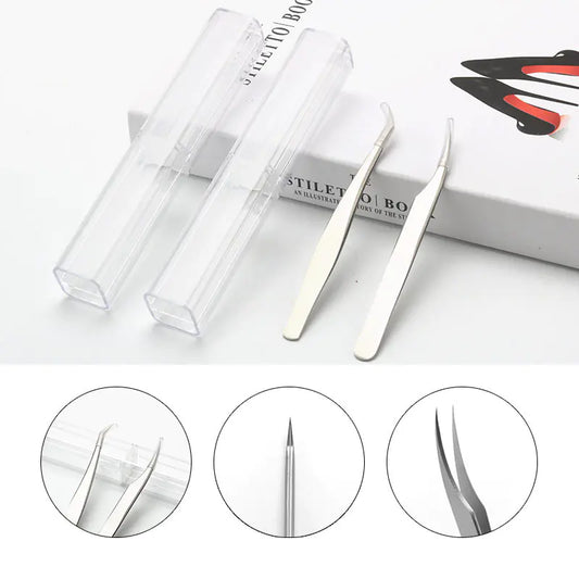 Precision Eyelash Extension Tweezers and Tools