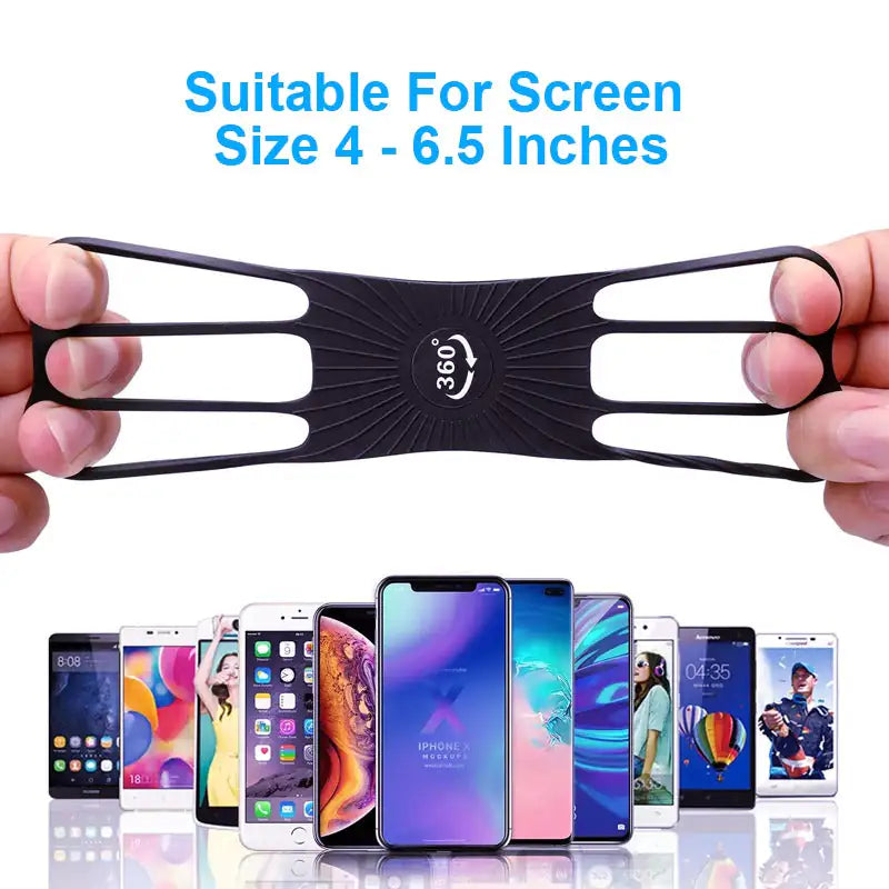 Bike Phone Mount Holder with 360 Degree Rotating