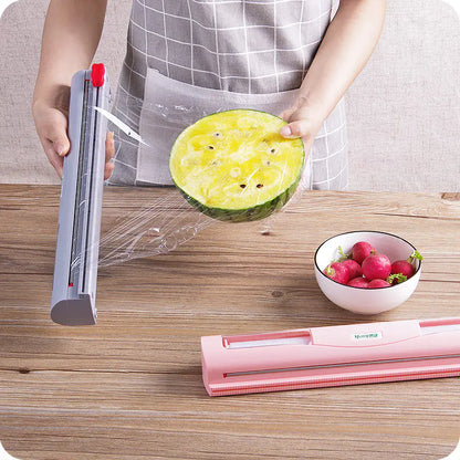 Creative Kitchen Cling Film Cutter and Storage Box