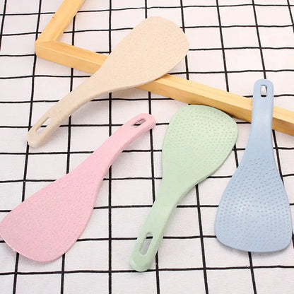 Creative Wheat Straw Rice Spoon for Kitchen Use