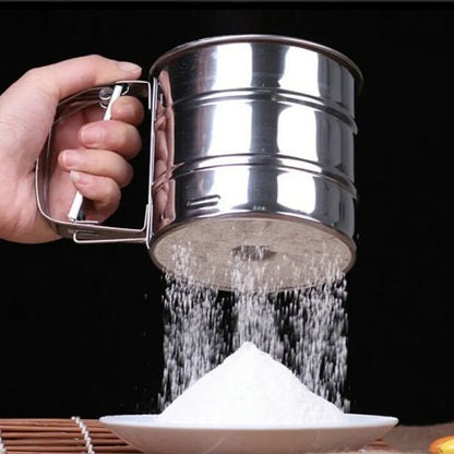 Stainless Steel Handheld Sifter for Baking Tools