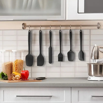 6pcs BPA-Free Silicone Kitchen Spatula Set