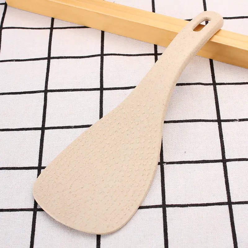 Creative Wheat Straw Rice Spoon for Kitchen Use