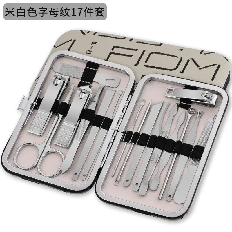 Nail Clipper Set - Stainless Steel Manicure Tools