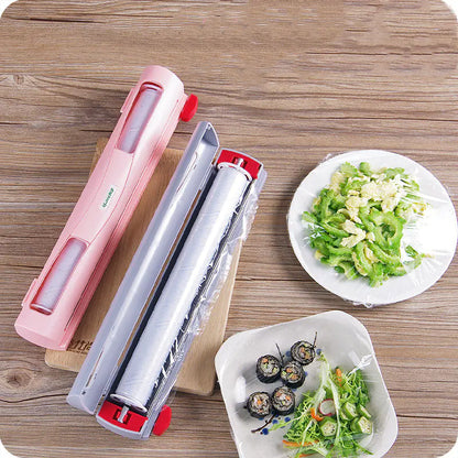 Creative Kitchen Cling Film Cutter and Storage Box